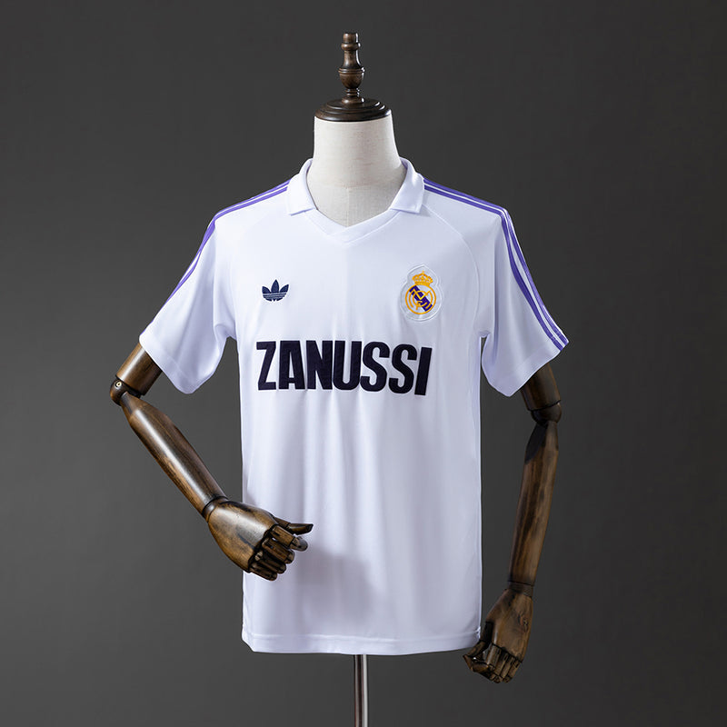 Real Madrid Jersey 1984-85 Home Retro Football Kit