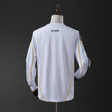 Real Madrid Jersey 2009/10 Home Retro Football Kit Long Sleeves