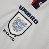 England Jersey Home kit 1998 Retro Long Sleeves - PalmSportss