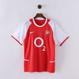 Retro Arsenal Jersey 2002-03 Home Football Kits Soccer Jersey