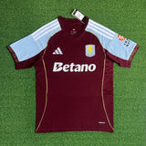 Aston Villa Jersey 25/26 Home Football Kit Soccer Jersey
