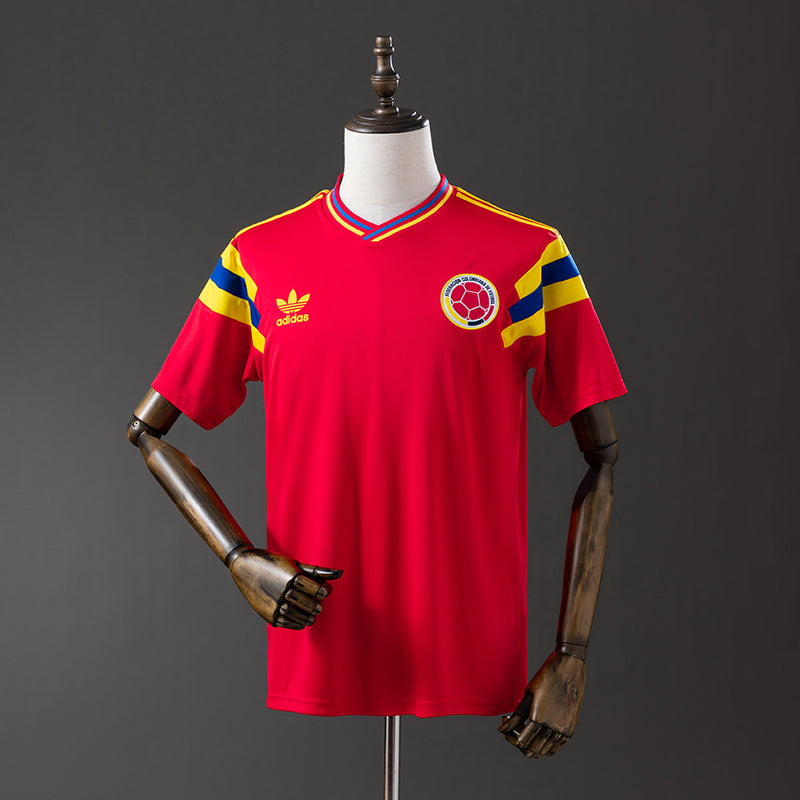 Colombia Jersey 1990 Away Retro Football Kit
