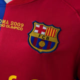 Barcelona Jersey 2008-09 Home Retro Football Kit Long Sleeves