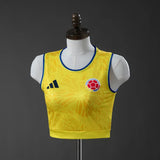 Women Colombia Home Vest 2026 World Cup Football Kit Soccer Shirt PalmSportss