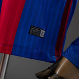 Barcelona Jersey 2016/17 Home Retro Football Kit Long Sleeves