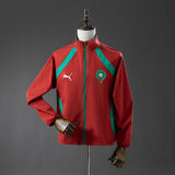 Morocco Windbreaker 2026 Reversible Football Soccer Jacket