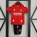 Kids Osasuna Jersey 25/26 Home Football Kit Soccer Jersey - PalmSportss
