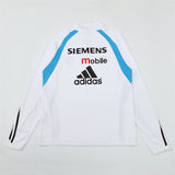 Retro Real Madrid Training Tracksuits 2003-04 Football Kit Soccer Jersey
