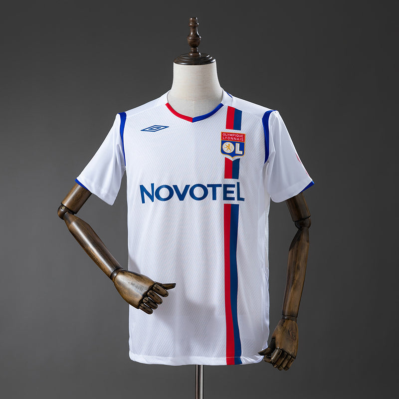 Olympique Lyonnais Jersey 2008-09 Home Football Kit Soccer Shirt