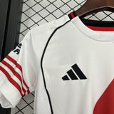 Kids River Plate Jersey 25/26 Home Football Kit Soccer Jersey
