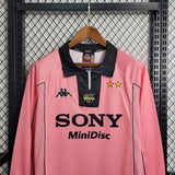 Juventus Jersey Away Kit 1997/98 Retro Long Sleeves Football Jersey Soccer Shirt - PalmSportss