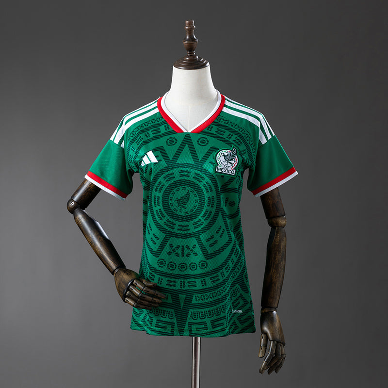 Women Mexico Home Jersey 2026 World Cup Football Kit Soccer Shirt