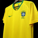 Brazil Home Jersey 2018 Retro Football Kit Soccer Shirt