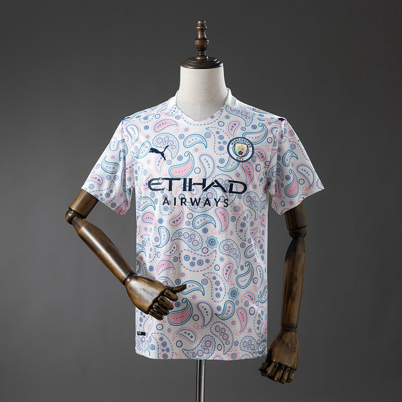 Manchester City Third Jersey 2020-21 Retro Football Kit Soccer Shirt