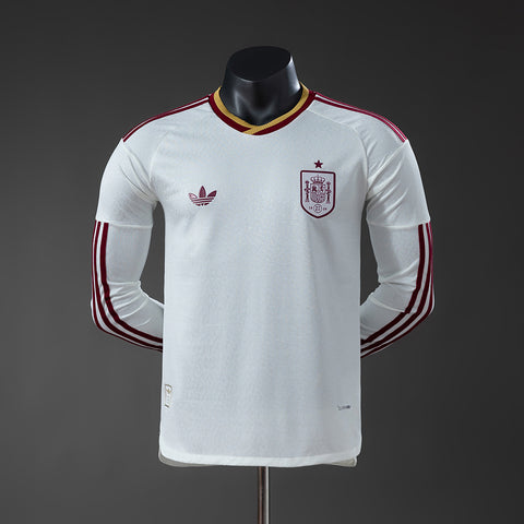 Player Version Spain Away Jersey 2026 World Cup Long Sleeves Football Kit Soccer Shirt