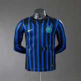 Player Version Inter Milan Jersey 25/26 Home Long Sleeves Football Kit