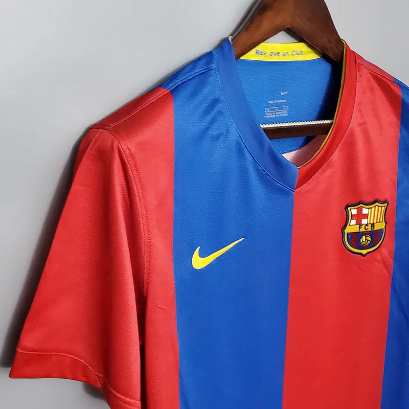 Barcelona Retro Jersey 2006/07 Home Football Jersey Soccer Shirt