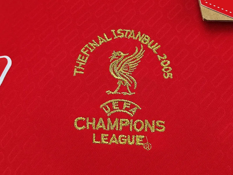 Liverpool Retro Jersey 2005 Home Football Jersey Soccer Shirt