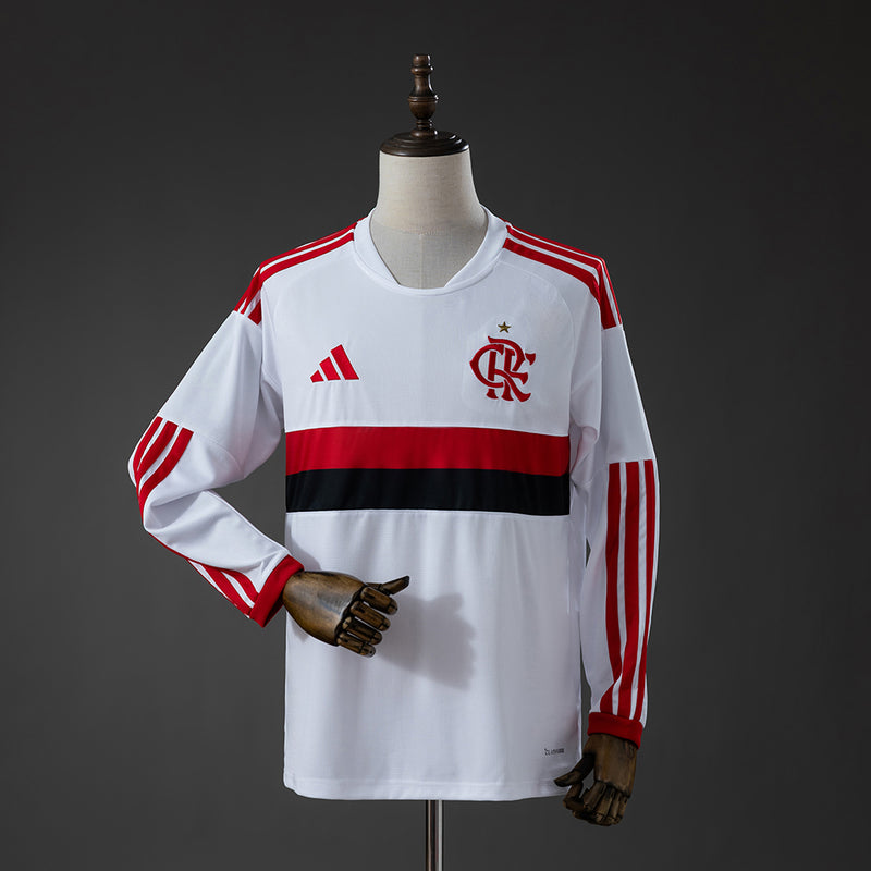 Flamengo Away Jersey 2026-2027 Long Sleeves Football Kit Soccer Shirt