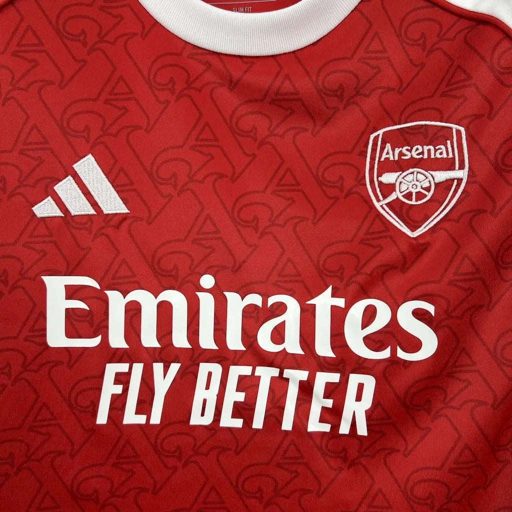 Kids Arsenal Home Jersey 25/26 Football Kit Soccer Jersey