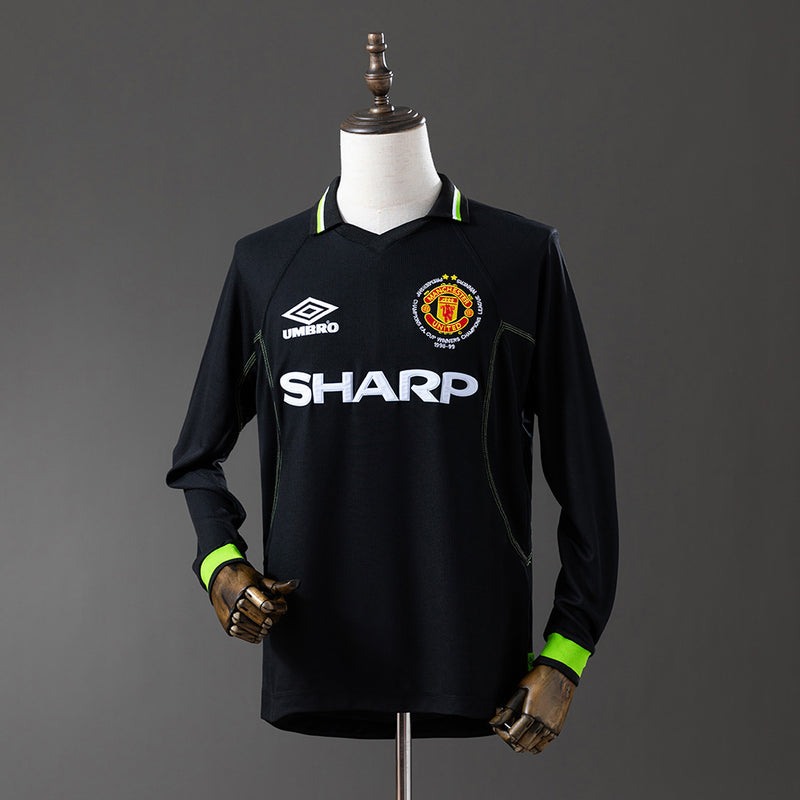 Manchester United Jersey 1998-99 Third Retro Kit Long Sleeves