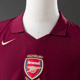 Arsenal Jersey 2005/06 Home Retro Football Kit