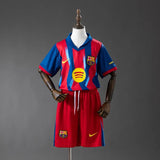 Kids Barcelona Jersey 25/26 Fourth Football Kit - PalmSportss