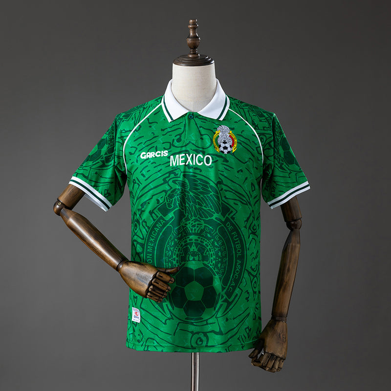 Mexico Home Jersey 1999 Retro Football Kit Soccer Shirt