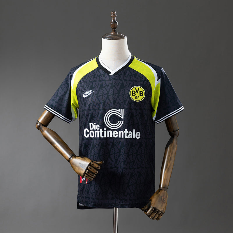 Dortmund Jersey 1995-96 Away Retro Football Kit