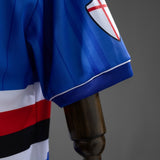 Sampdoria Home Jersey 2000-2001 Retro Football Kit Soccer Shirt
