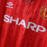 Retro Man United Home Jersey 1995 Football Kit Soccer Jersey