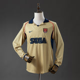 Arsenal Jersey 2001-02 Away Retro Football Kit Long Sleeves