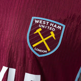 West Ham United Jersey 25/26 Home Football Kit Player Version