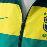 Brazil Windbreaker 2010 Green Football Soccer Jacket PalmSportss