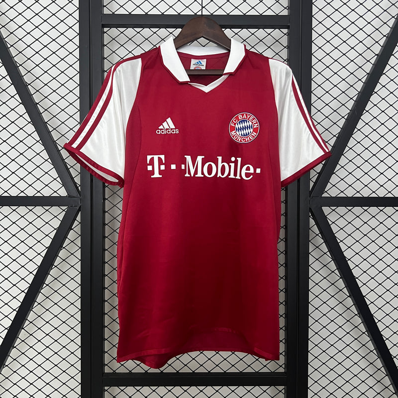 Retro Bayern Munich Jersey 2003-04 Home Football Kit Soccer Jersey