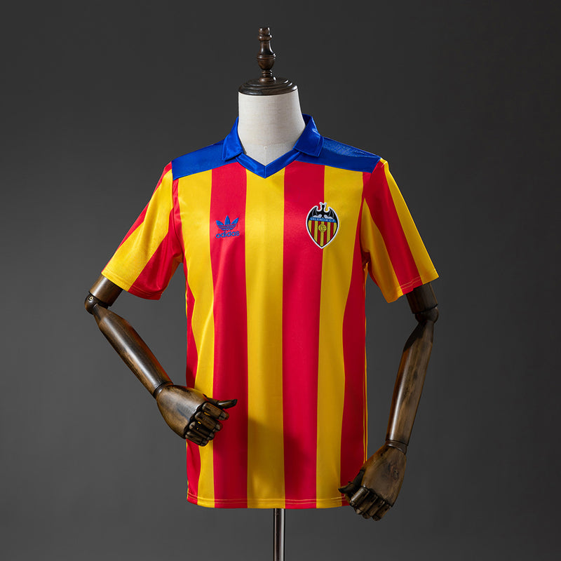 Valencia Jersey 1980-81 Away Retro Football Kit