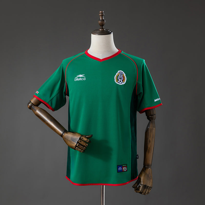 Mexico Home Jersey 2002 Retro Football Kit Soccer Shirt