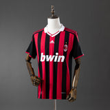 AC Milan Jersey 2009/10 Home Retro Football Kit