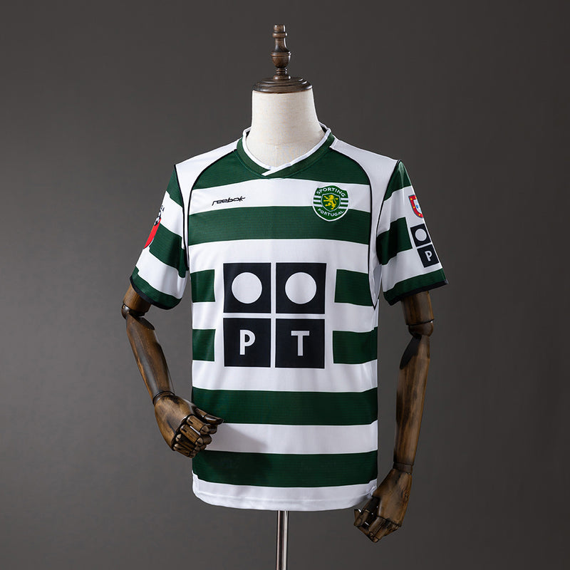 Sporting CP Jersey 2001/03 Home Retro Football Kit