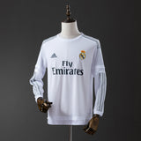 Real Madrid Jersey 2015-16 Home Retro Kit Long Sleeves