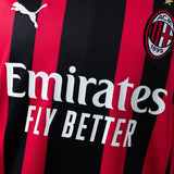 AC Milan Home Jersey 2021-22 Retro Football Kit Soccer Shirt PalmSportss