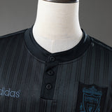 Retro Liverpool Black Jersey 1995-96 Long Sleeves Football Kit Soccer Shirt PalmSportss