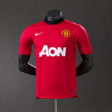 Man United Jersey 2013/14 Home Retro Football Kit Player Version
