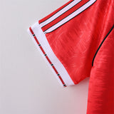 Retro Man United Jersey 1991-92 Home Football Kit Soccer Jersey