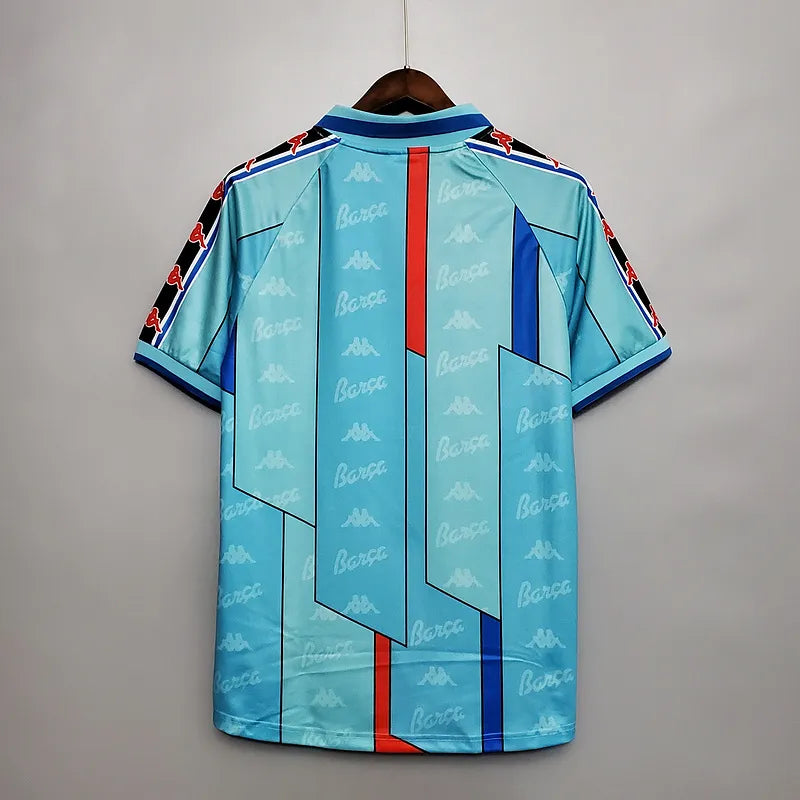 Barcelona Retro Jersey 1996/97 Away Football Jersey Soccer Shirt