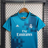 Retro Real Madrid Third kit 17/18 Kids Football Jersey