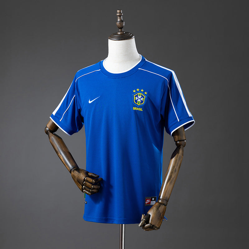 Brazil Jersey 1998 Away Retro Football Kit