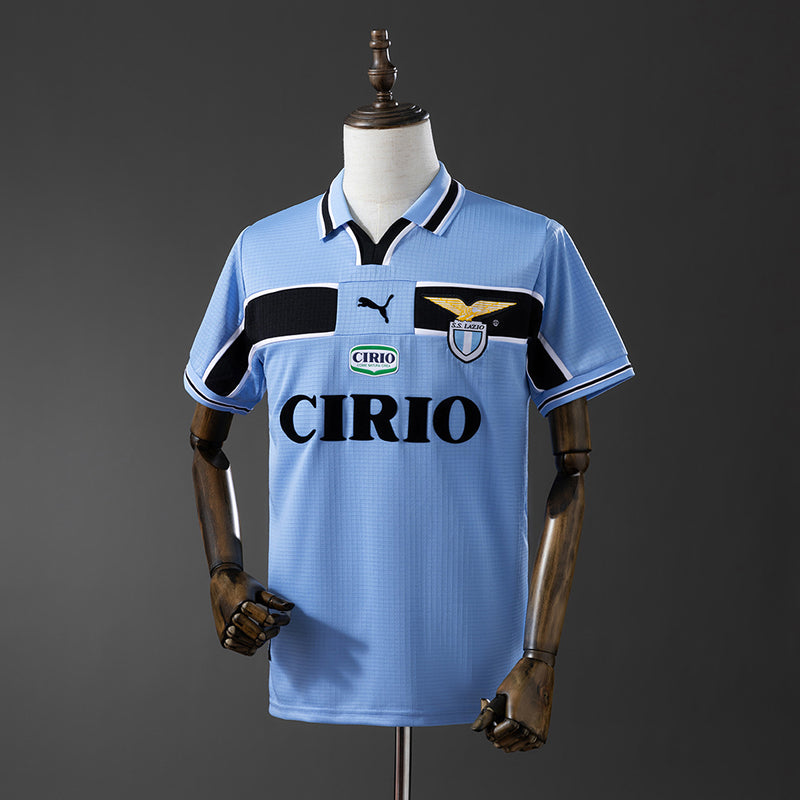 Lazio Jersey 1998-00 Home Retro Football Kit