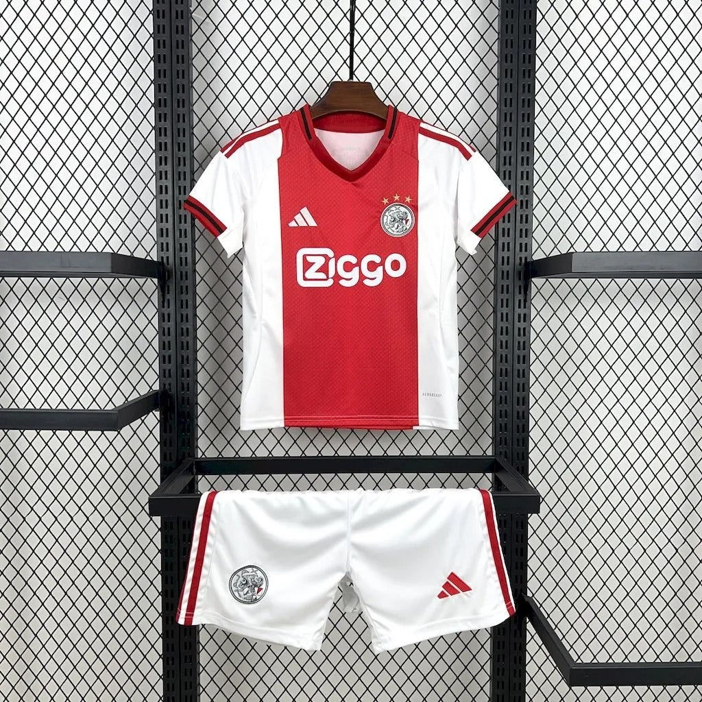 Kids Ajax Jersey 25/26 Home Football Kit Soccer Jersey