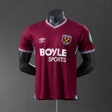 West Ham United Jersey 25/26 Home Football Kit Player Version